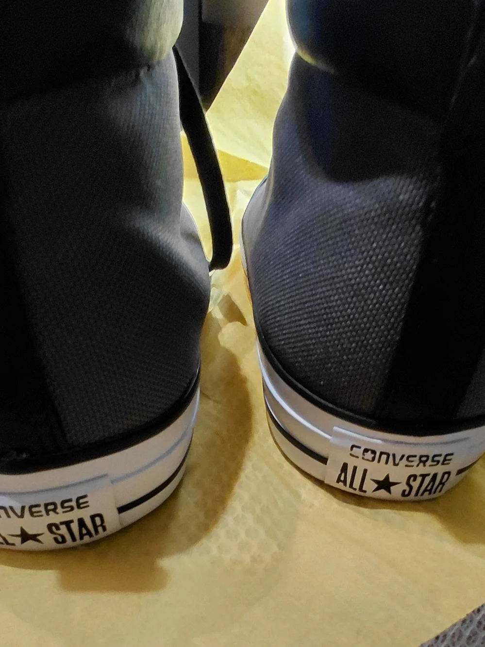 Converse Men's Black and Gray High-Top Sneakers
